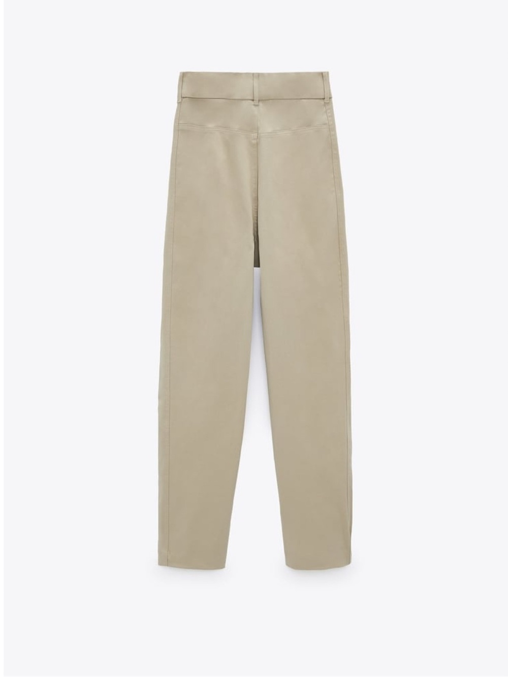 Zara pleated tapered pants